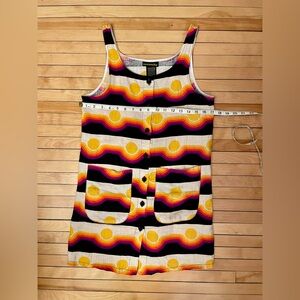 Nooworks Striped Sleeveless Linen Dress